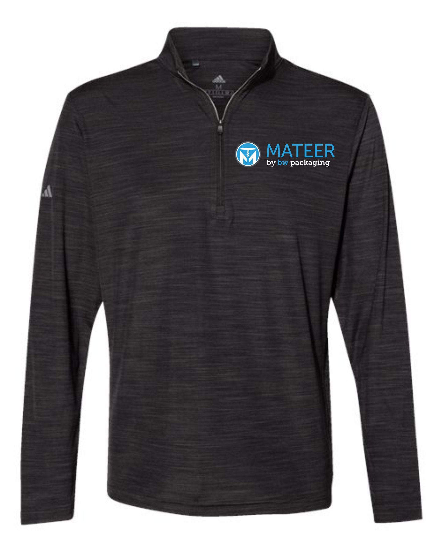 Lightweight Mélange Quarter-Zip Pullover - A475
