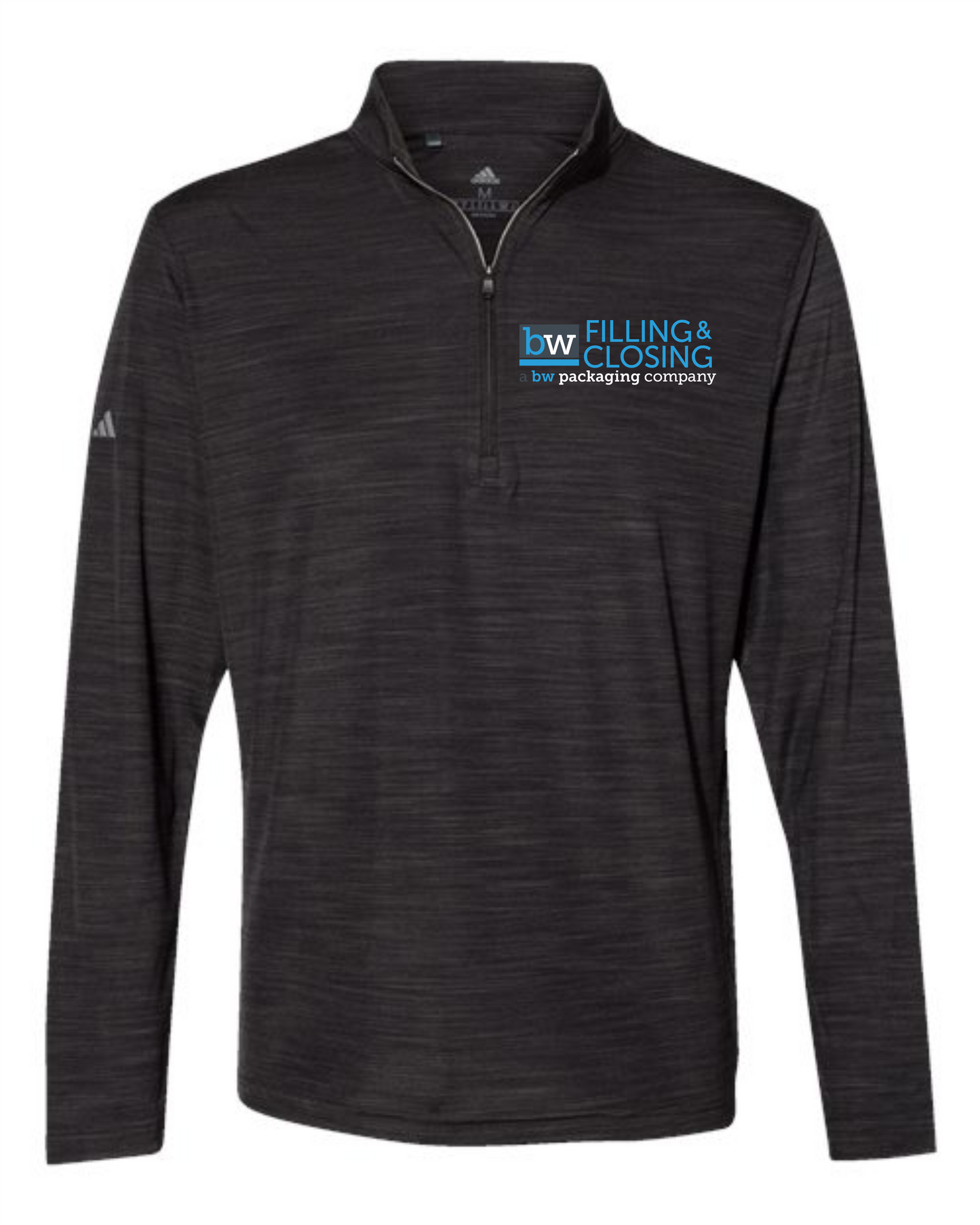 Lightweight Mélange Quarter-Zip Pullover - A475
