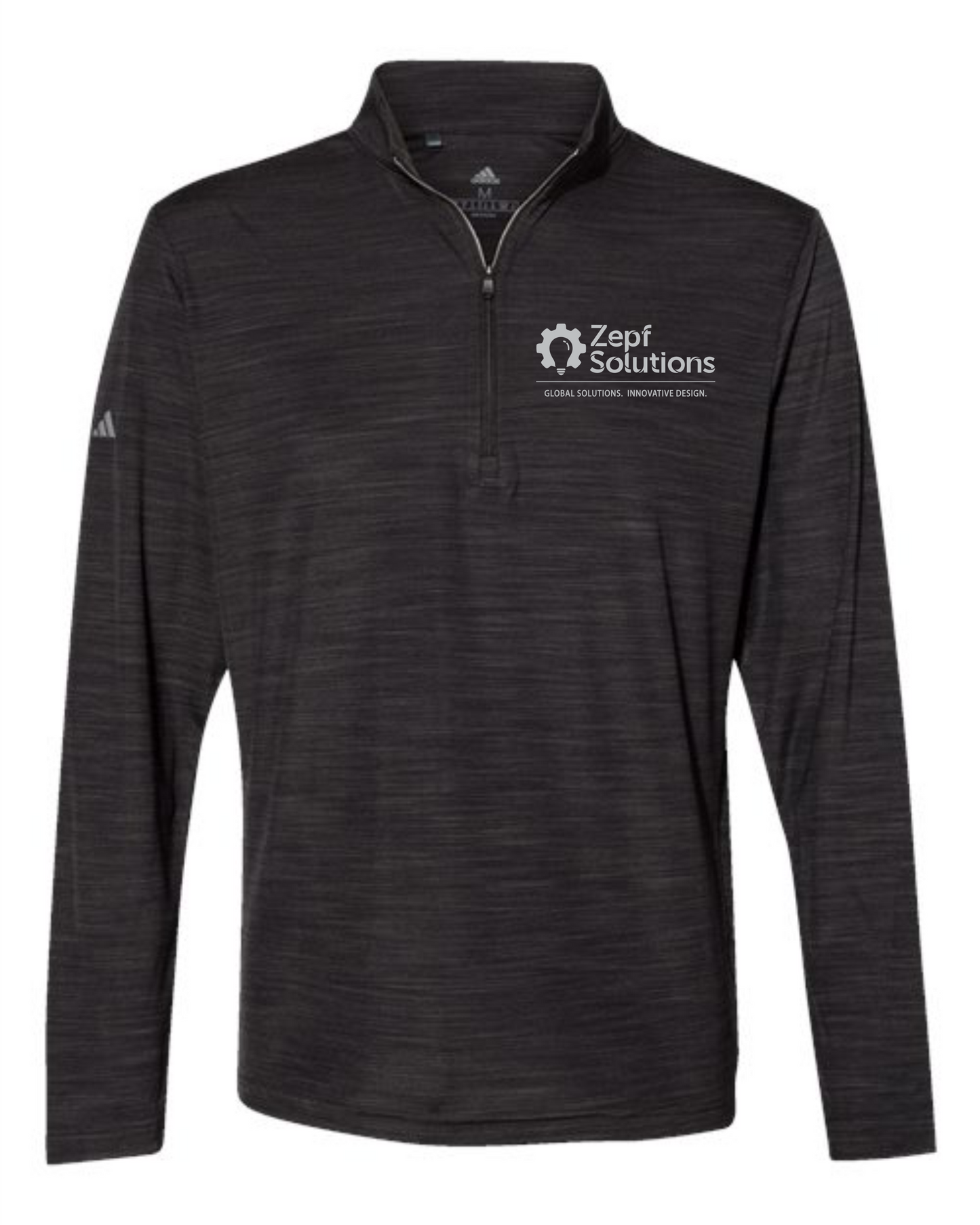 Lightweight Mélange Quarter-Zip Pullover - A475
