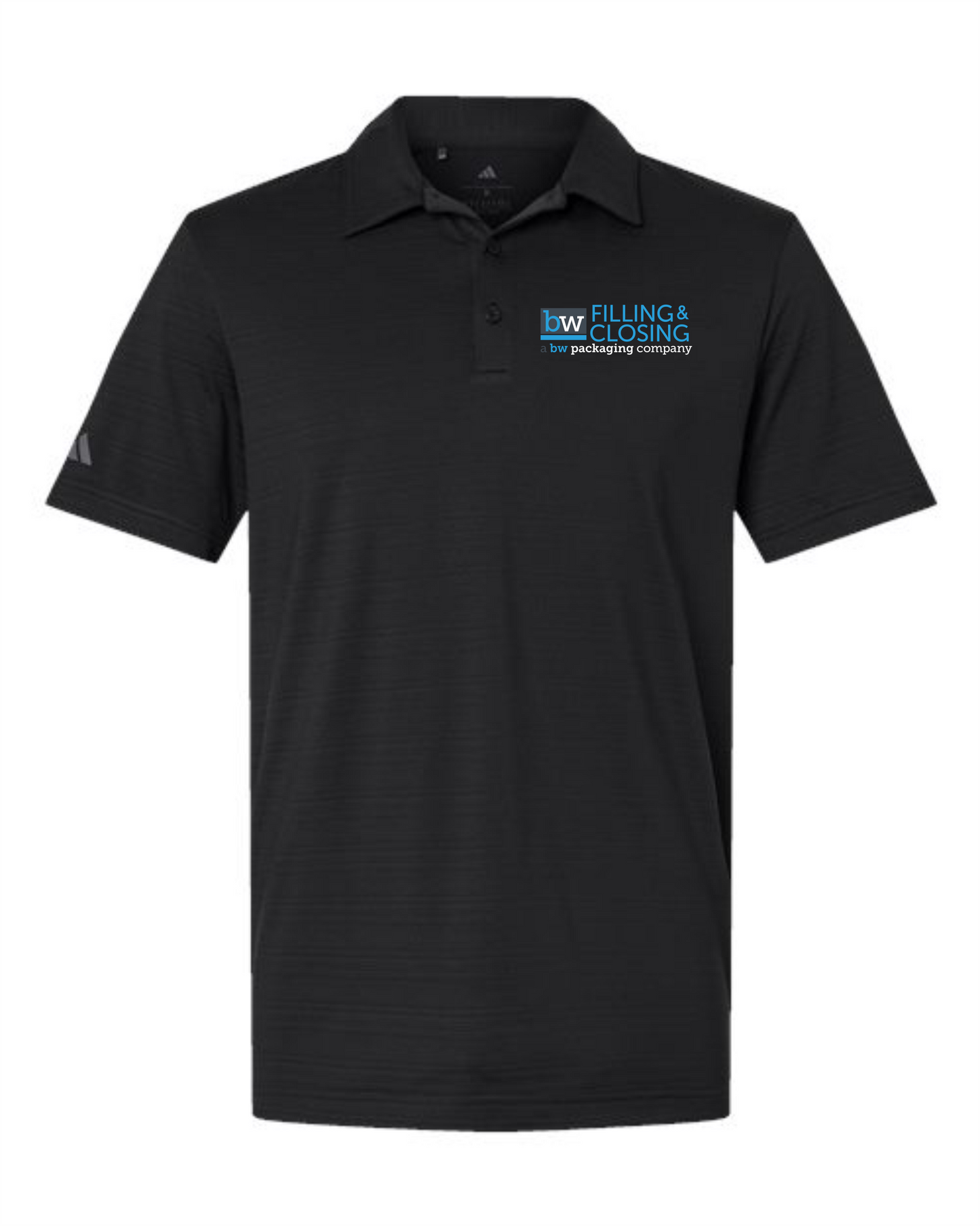 Adidas Textured Stripe Polo - A704