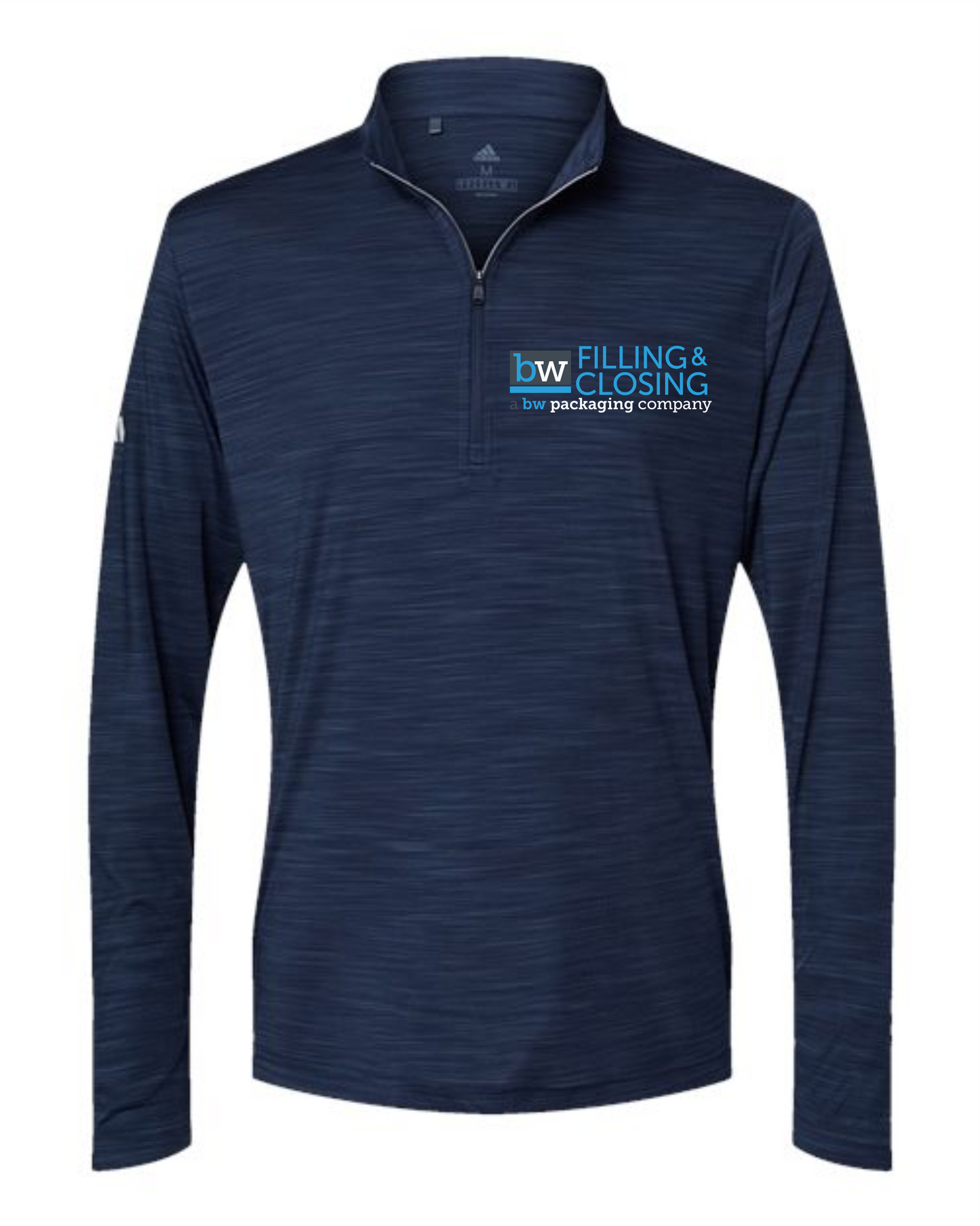 Lightweight Mélange Quarter-Zip Pullover - A475