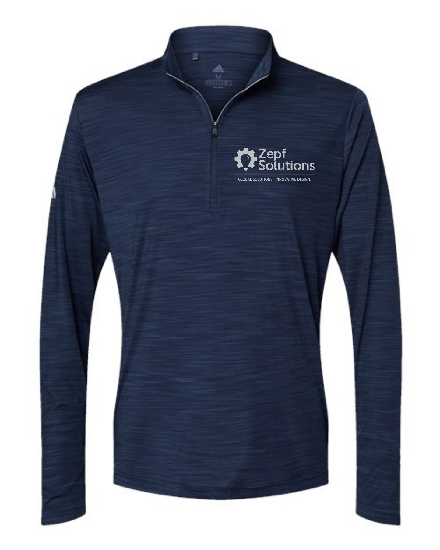 Lightweight Mélange Quarter-Zip Pullover - A475