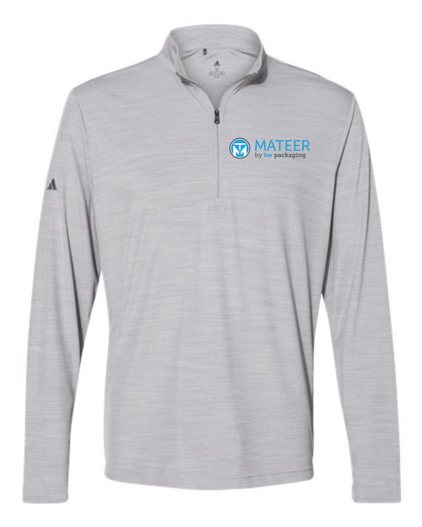 Lightweight Mélange Quarter-Zip Pullover - A475