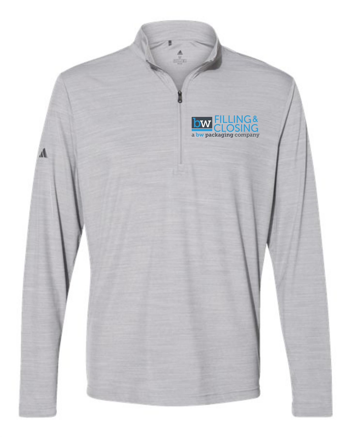 Lightweight Mélange Quarter-Zip Pullover - A475