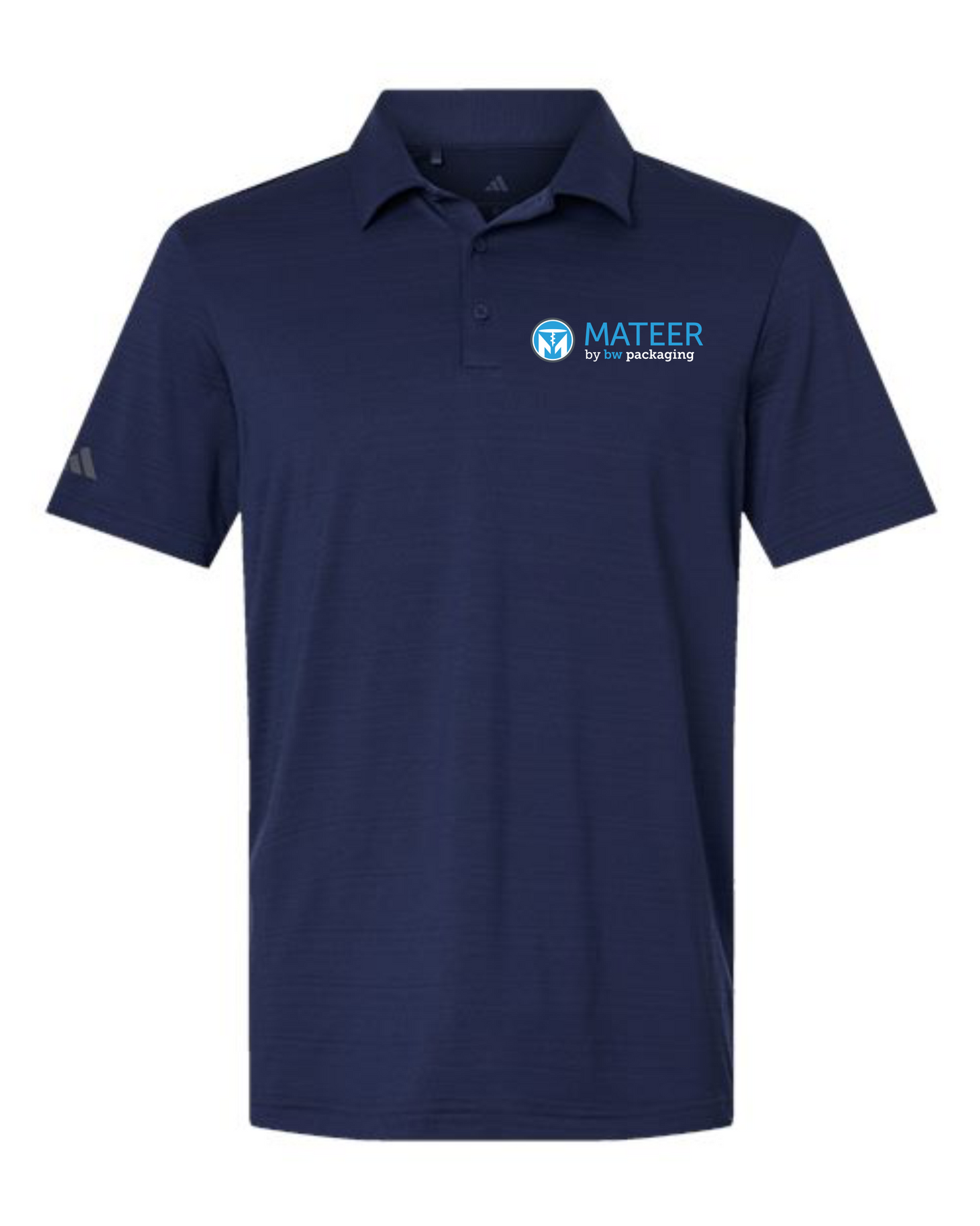 Adidas Textured Stripe Polo - A704
