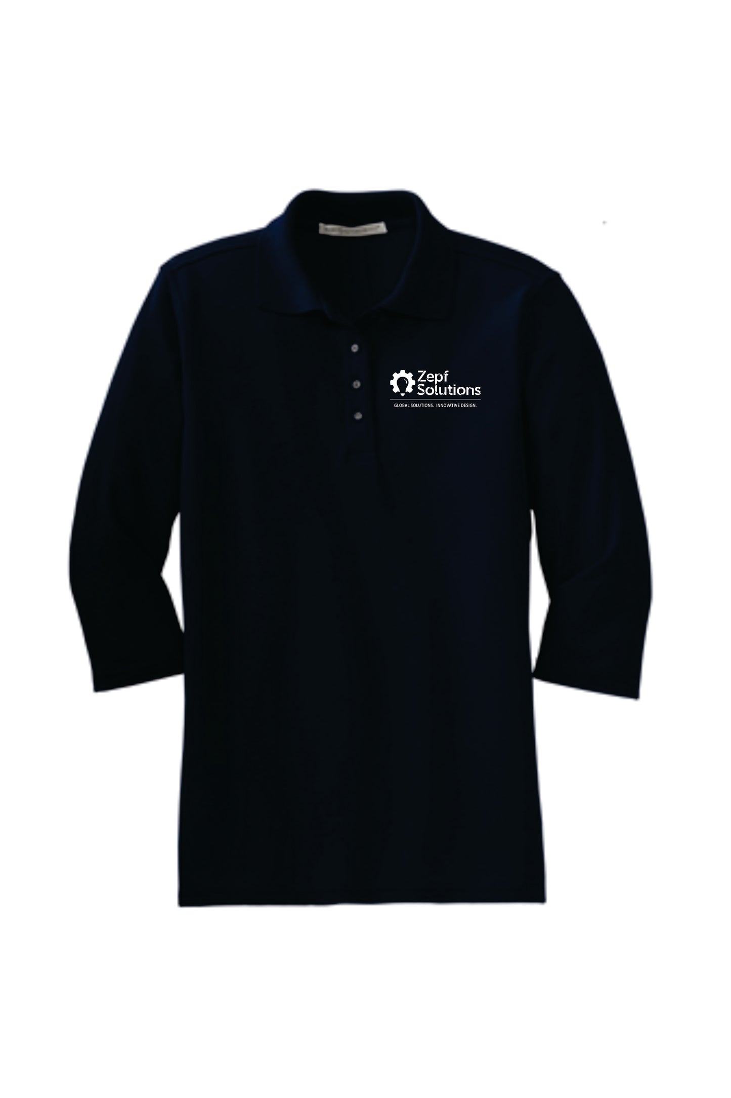 L562 Port Authority® Ladies Silk Touch™ 3/4-Sleeve Polo