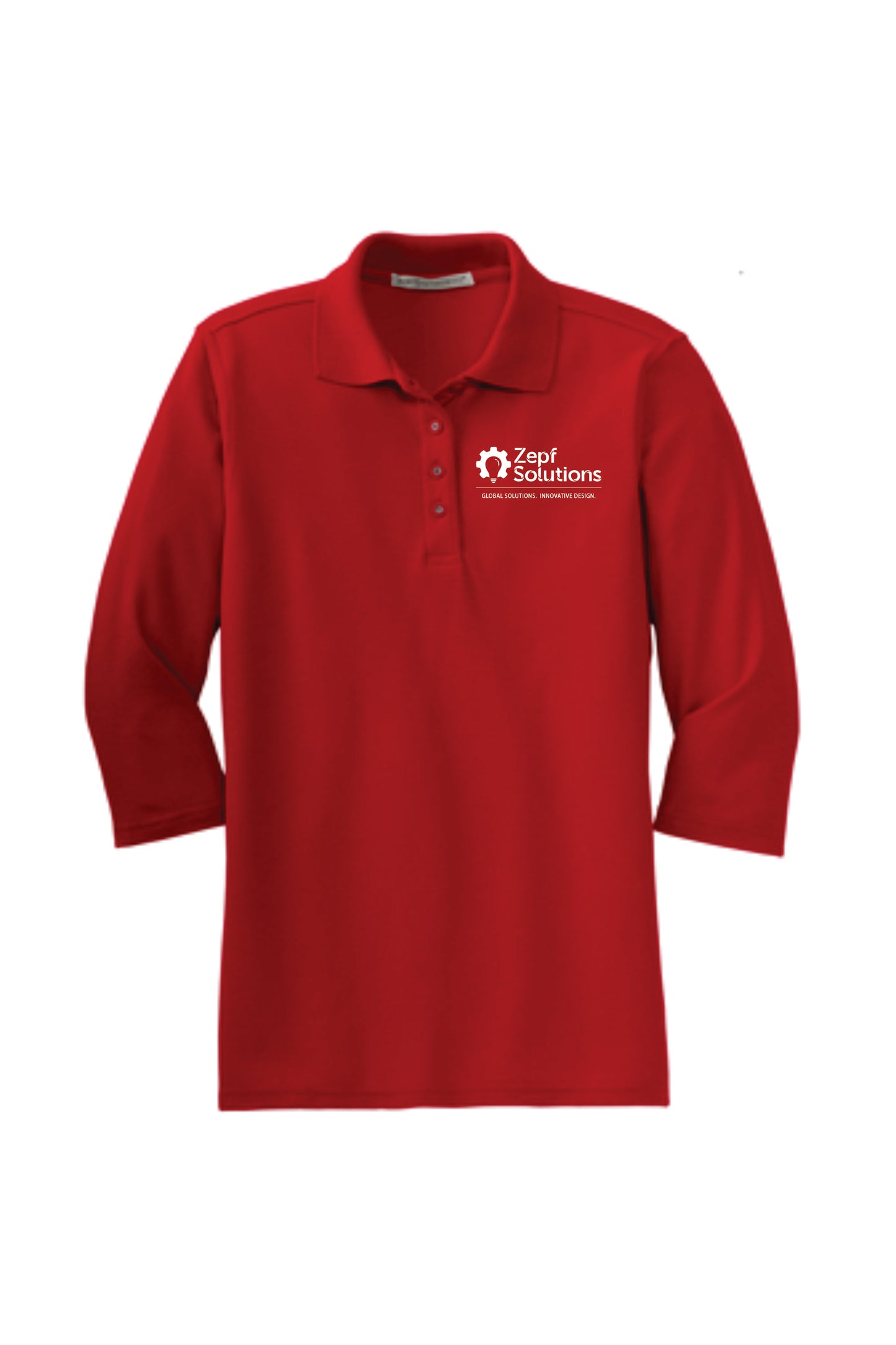 L562 Port Authority® Ladies Silk Touch™ 3/4-Sleeve Polo