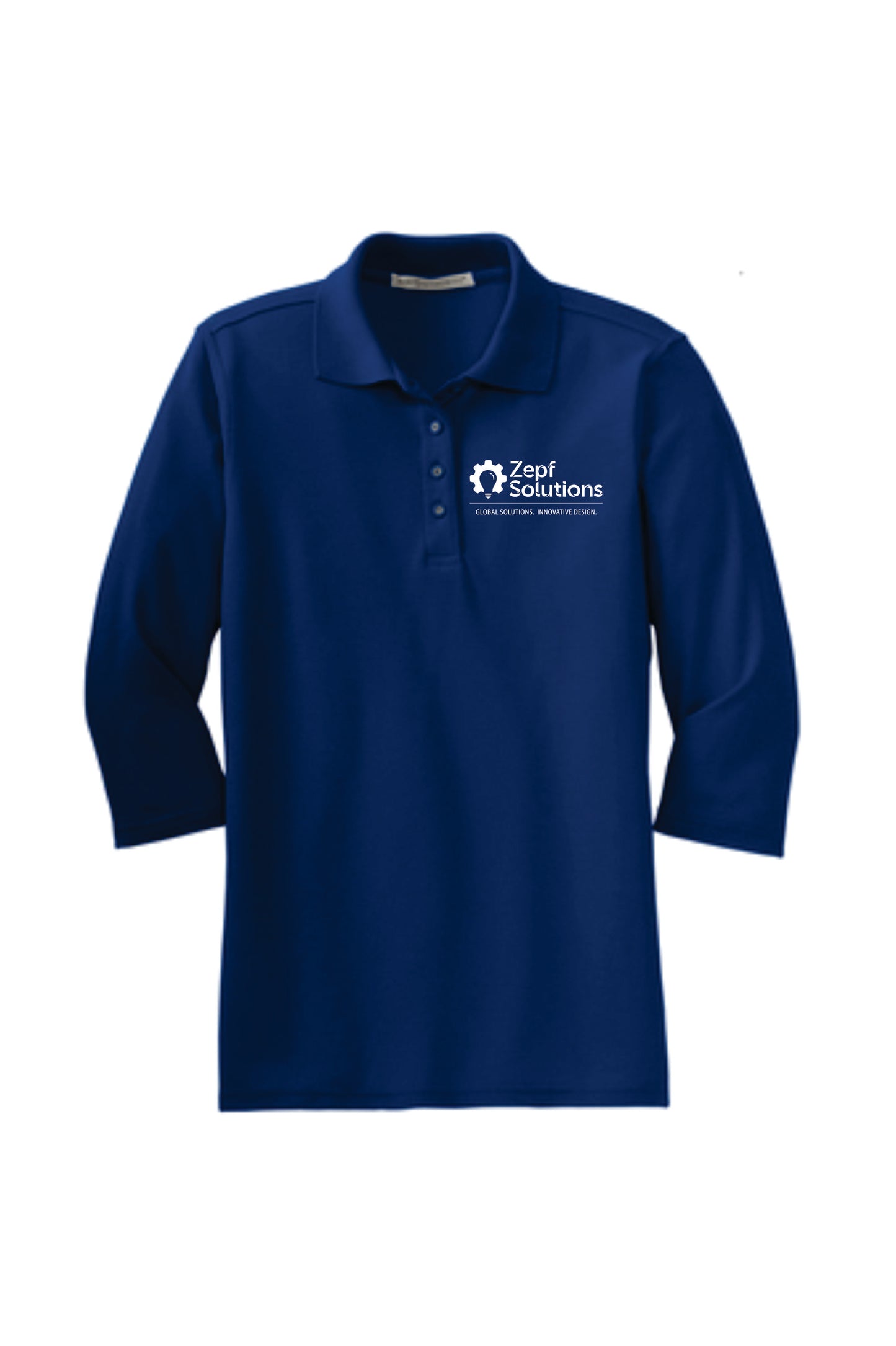 L562 Port Authority® Ladies Silk Touch™ 3/4-Sleeve Polo
