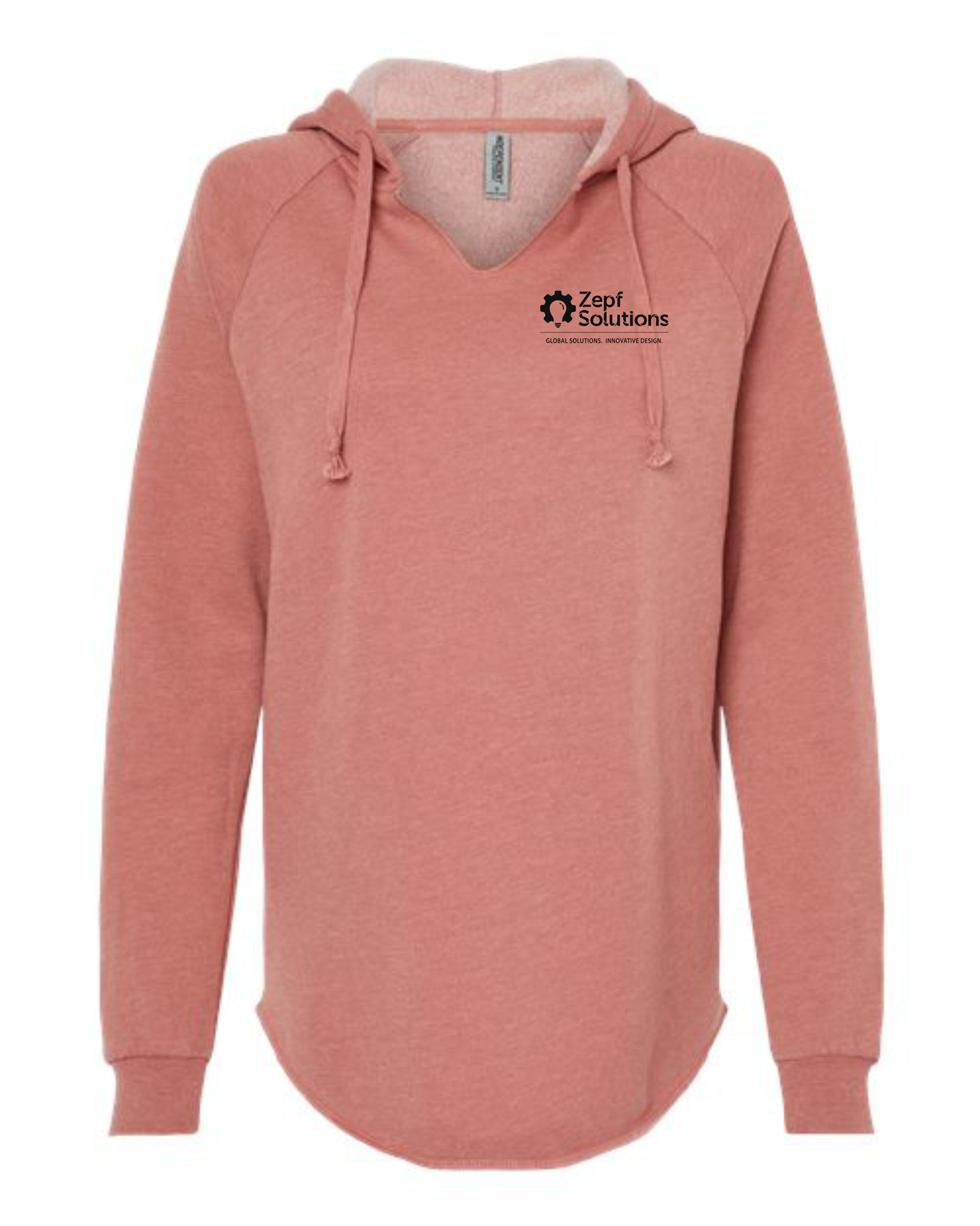 Women’s Lightweight California Wave Wash Hooded Sweatshirt - PRM2500