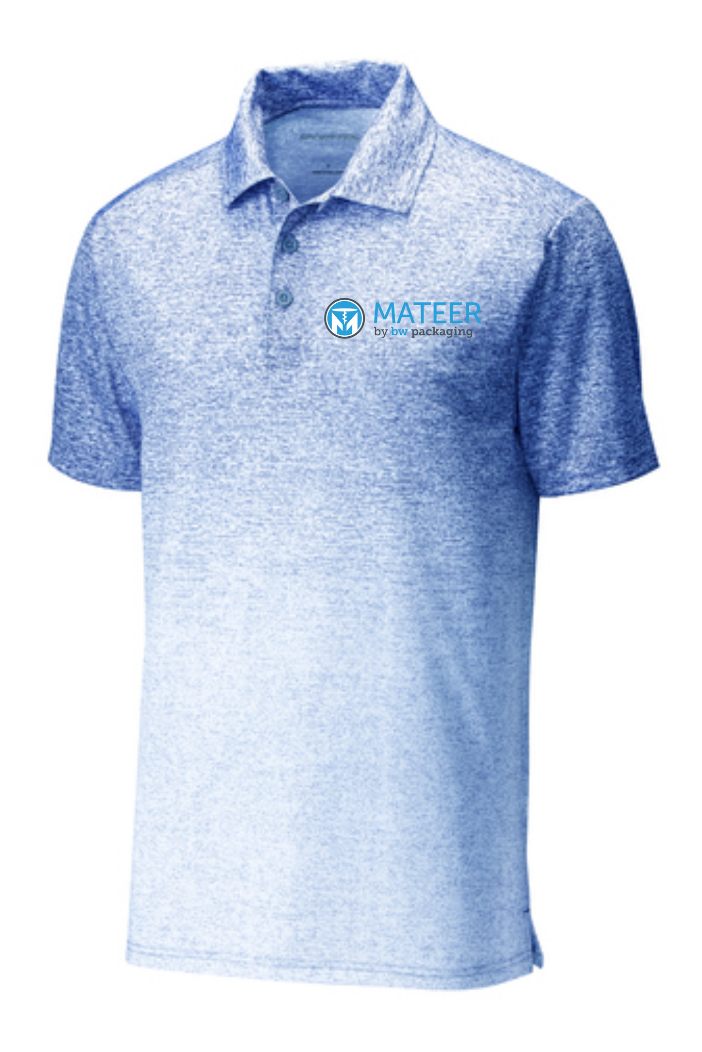 ST671 Sport-Tek ® Ombre Heather Polo