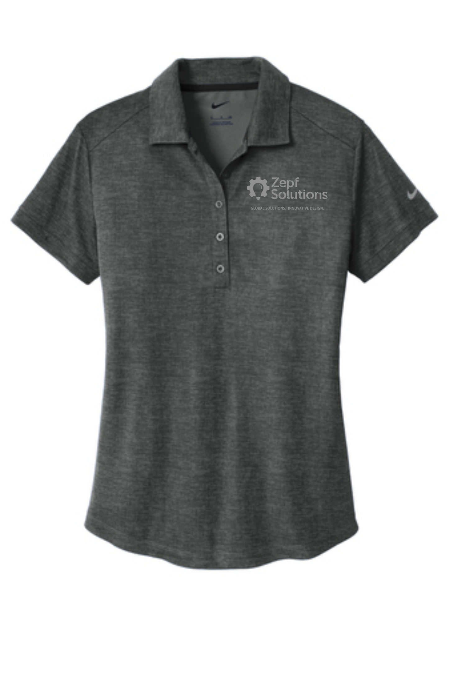 838961 Nike Ladies Dri-FIT Crosshatch Polo