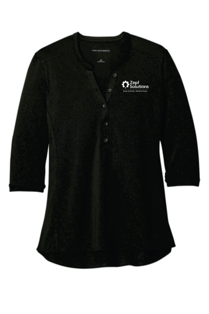 LK750 Port Authority ® Ladies UV Choice Pique Henley