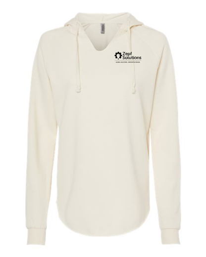 Women’s Lightweight California Wave Wash Hooded Sweatshirt - PRM2500