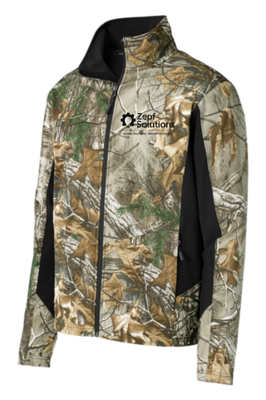 J318C Port Authority® Camouflage Colorblock Soft Shell